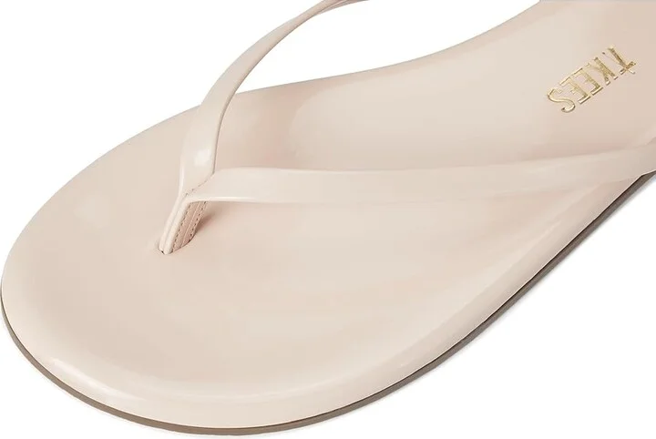 TKEES Glosses Women's Sandals Whipped Cream : 7 B - Medium, Patent Leather - Image 8