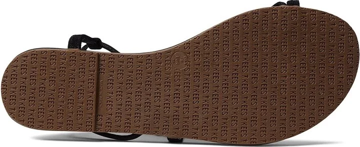 TKEES Jo Women's Sandals Black : 7 B - Medium, Leather - Image 3