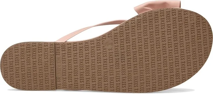 TKEES Lily Oversized Bow Women's Wedge Shoes Ballet Pink : 7 B - Medium, Leather - Image 3