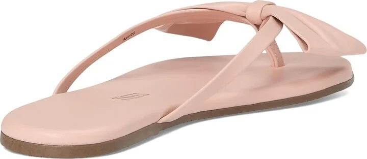 TKEES Lily Oversized Bow Women's Wedge Shoes Ballet Pink : 7 B - Medium, Leather - Image 4
