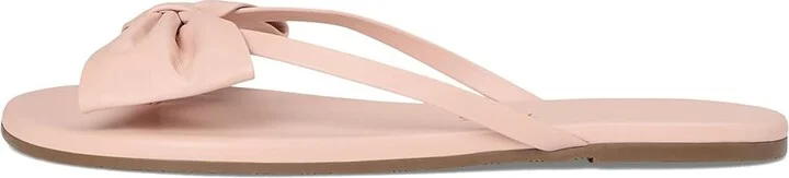 TKEES Lily Oversized Bow Women's Wedge Shoes Ballet Pink : 7 B - Medium, Leather - Image 6