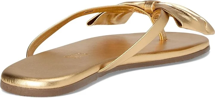 TKEES Lily Oversized Bow Women's Wedge Shoes Blink : 9 B - Medium, Leather - Image 4