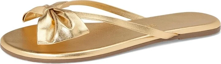 TKEES Lily Oversized Bow Women's Wedge Shoes Blink : 9 B - Medium, Leather - Image 5