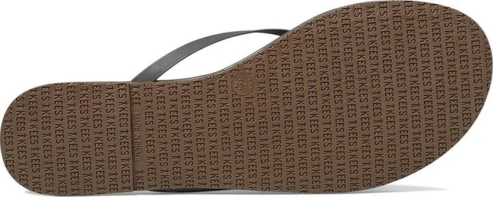TKEES Liners Women's Sandals Ash : 9 B - Medium, Leather/Synthetic - Image 3