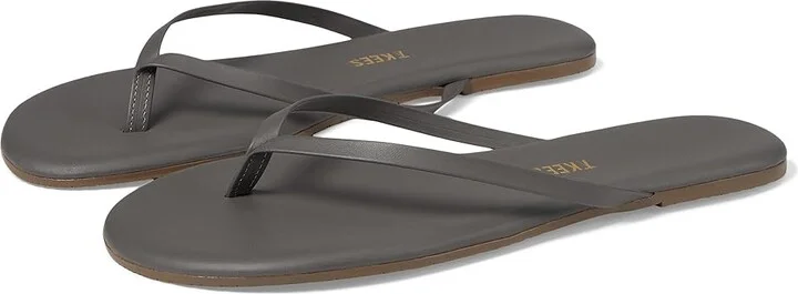 TKEES Liners Women's Sandals Ash : 9 B - Medium, Leather/Synthetic
