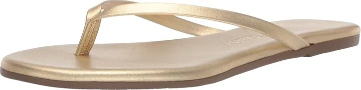 TKEES Metallics Women's Sandals Blink : 7 B - Medium, Leather - Image 2