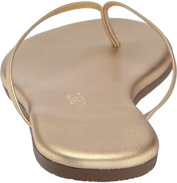 TKEES Metallics Women's Sandals Blink : 7 B - Medium, Leather - Image 5