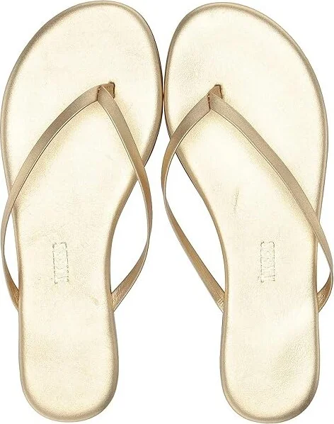 TKEES Metallics Women's Sandals Blink : 7 B - Medium, Leather