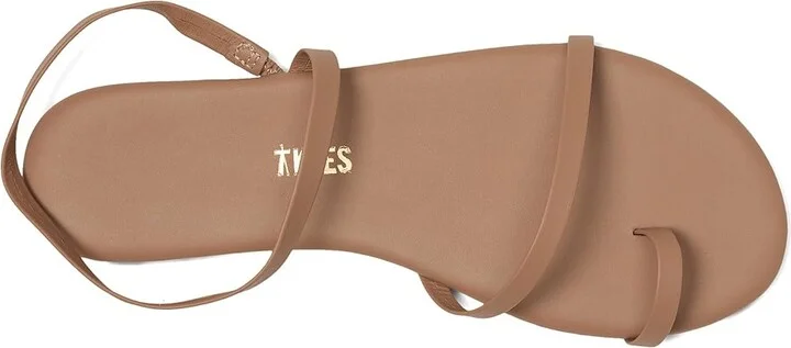 TKEES Mia Napa Women's Sandals Beach Bum : 5 B - Medium, Leather/Rubber - Image 2