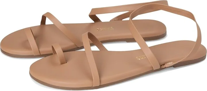 TKEES Mia Napa Women's Sandals Beach Bum : 5 B - Medium, Leather/Rubber