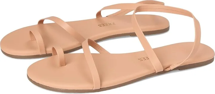 TKEES Mia Napa Women's Sandals Pout : 8 B - Medium, Leather/Rubber