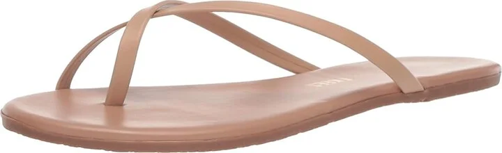TKEES Riley Women's Sandals Beachbum : 7 B - Medium, Leather - Image 2