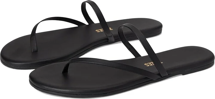 TKEES Sarit Women's Sandals Black : 5 B - Medium, Leather