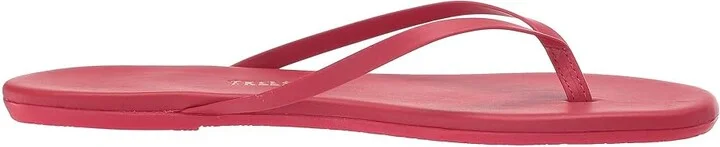 TKEES Solids Women's Sandals Red : 7 B - Medium, Leather - Image 8