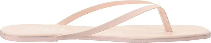 TKEES Solids Women's Sandals Soft Pink : 8 B - Medium, Leather - Image 8