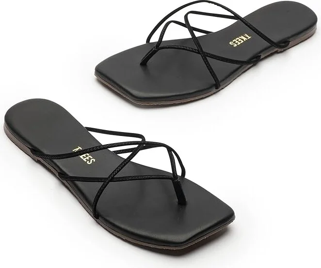 TKEES Square Toe Elle Women's Shoes Black : 11 B - Medium