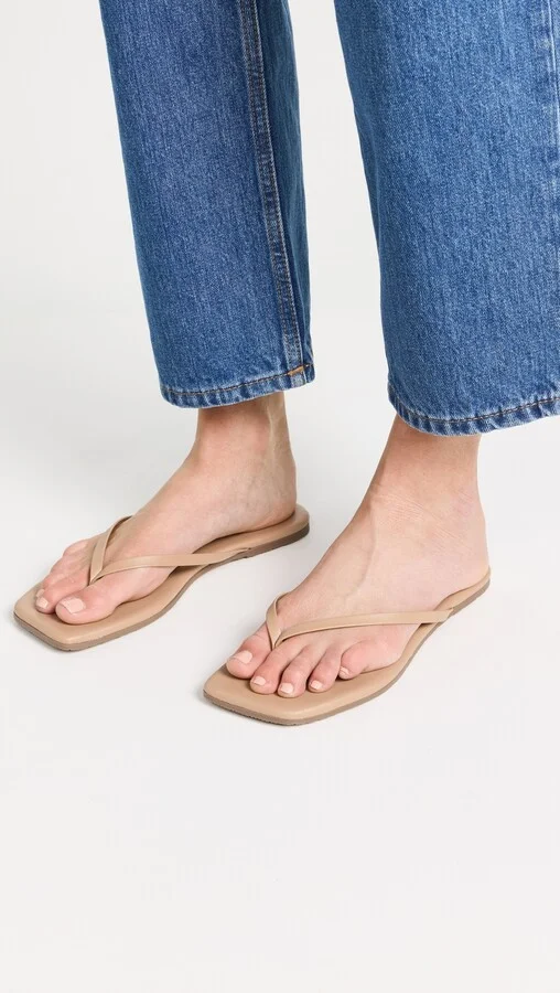 TKEES Square Toe Lily Flip Flops - Image 5