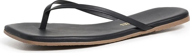 TKEES Square Toe Lily Flip Flops