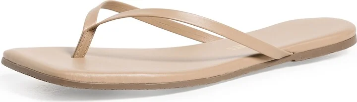 TKEES Square Toe Lily Flip Flops
