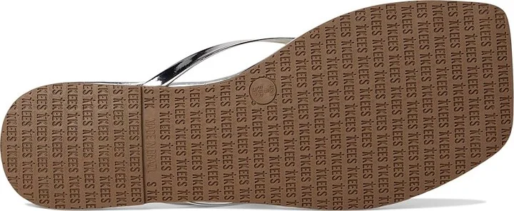 TKEES Square Toe Lily Mirror Women's Shoes Chrome : 6 B - Medium, Leather/Rubber - Image 3