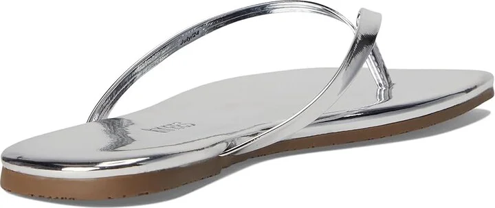 TKEES Square Toe Lily Mirror Women's Shoes Chrome : 6 B - Medium, Leather/Rubber - Image 4