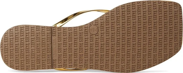 TKEES Square Toe Lily Mirror Women's Shoes Gold : 7 B - Medium, Leather/Rubber - Image 3