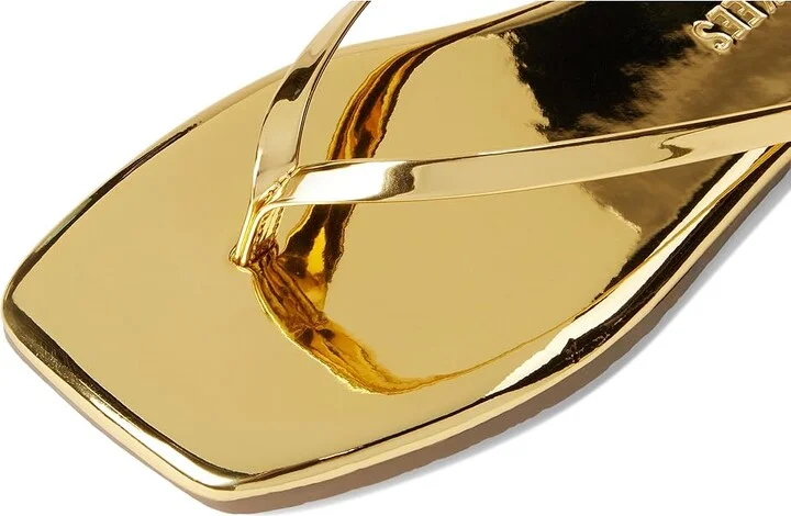 TKEES Square Toe Lily Mirror Women's Shoes Gold : 7 B - Medium, Leather/Rubber - Image 7