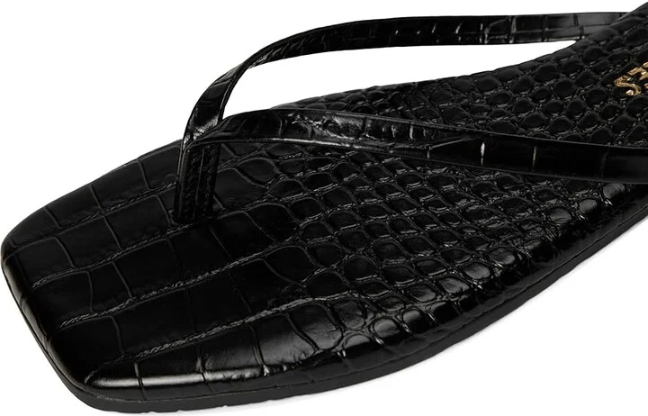 TKEES Square Toe Lily Women's Shoes Sable Croc : 7 B - Medium, Leather - Image 7