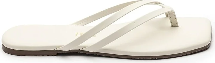 TKEES Square Toe Liri Women's Shoes Cream : 11 B - Medium, Leather/Rubber - Image 4