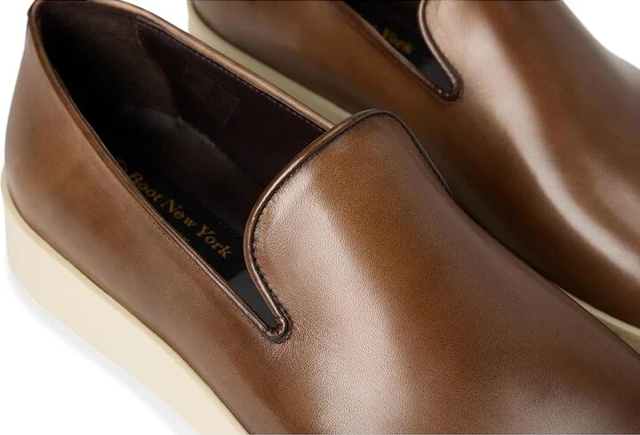 To Boot New York Elton Men's Slip on Shoes Burnished Brown : 8.5 M, Leather/Rubber - Image 7