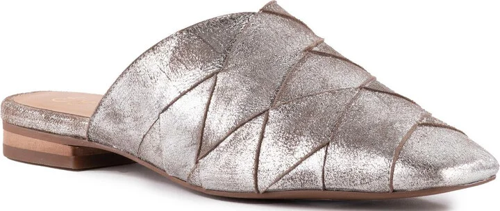 To Die For Womens Leather Slip On Mules