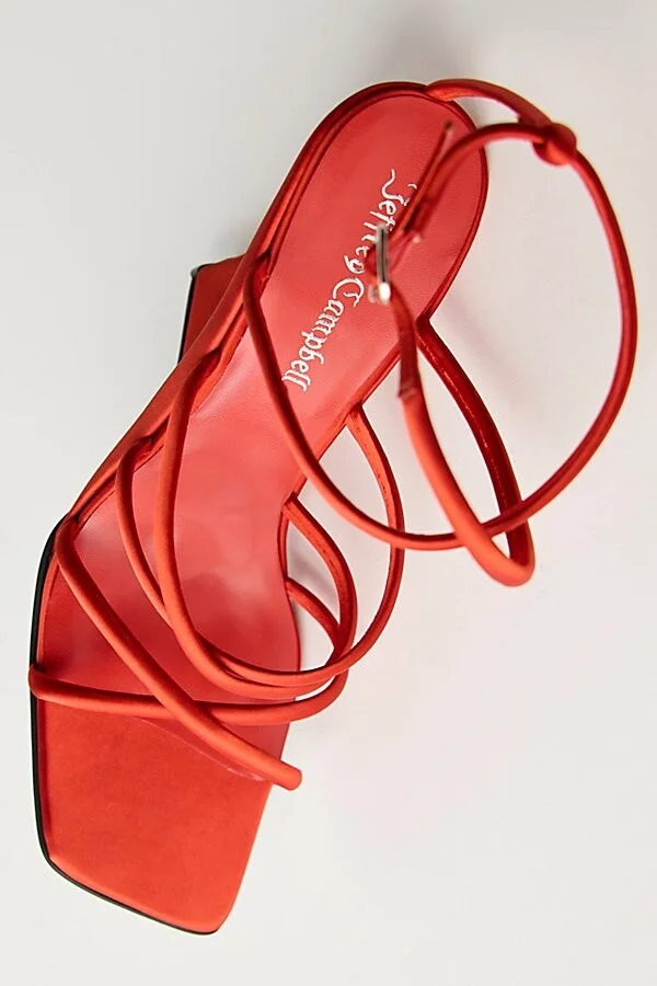 To The Sky Strappy Wedges - Image 2