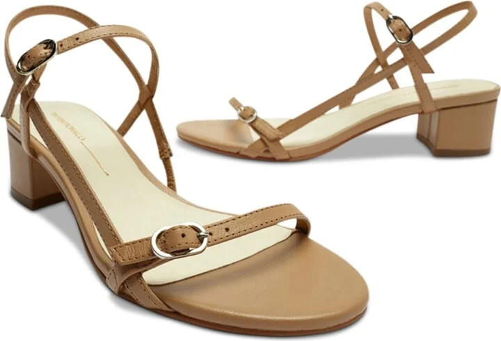 Toast Natural Sole Heel-Brown