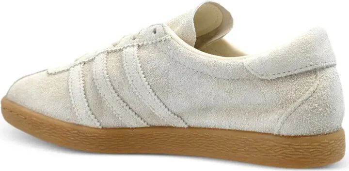 Tobacco suede low-top sneakers - Image 3