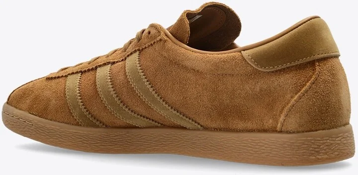 Tobacco Suede Low-Top Sneakers - Image 2