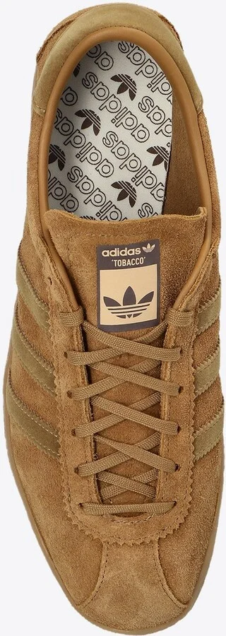 Tobacco Suede Low-Top Sneakers - Image 3