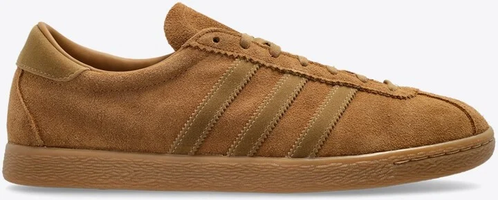 Tobacco Suede Low-Top Sneakers