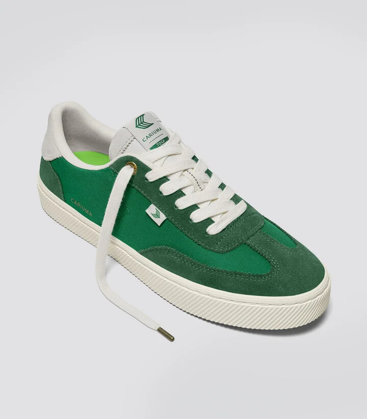 TOCA Abundant Green Suede Green Nylon Sneaker Men - Image 2