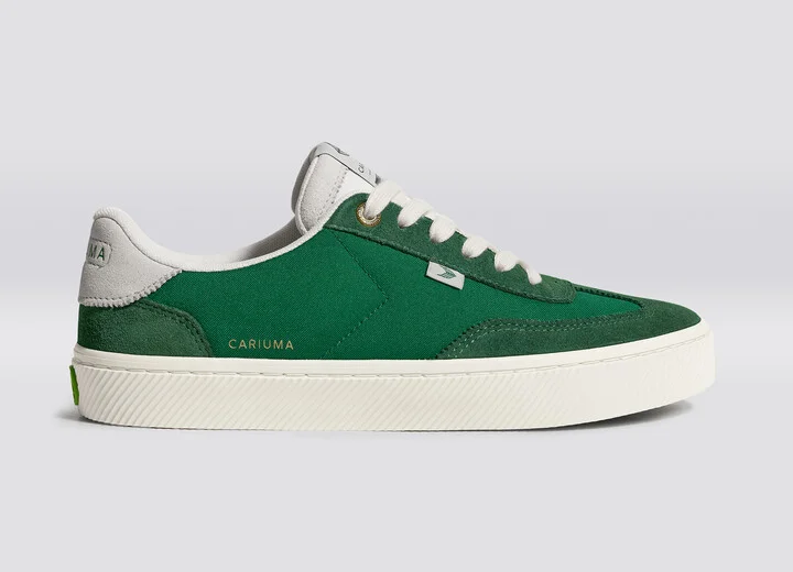 TOCA Abundant Green Suede Green Nylon Sneaker Men - Image 3