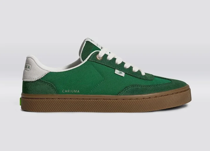 TOCA Gum Green Nylon and Suede Sneaker Men - Image 2