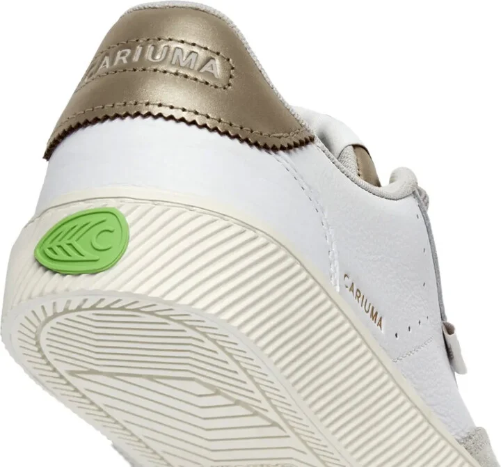 Toca metallic-detail leather sneakers - Image 4