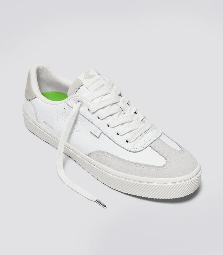 TOCA White Premium Leather Smoke White Suede Sneaker Men - Image 2