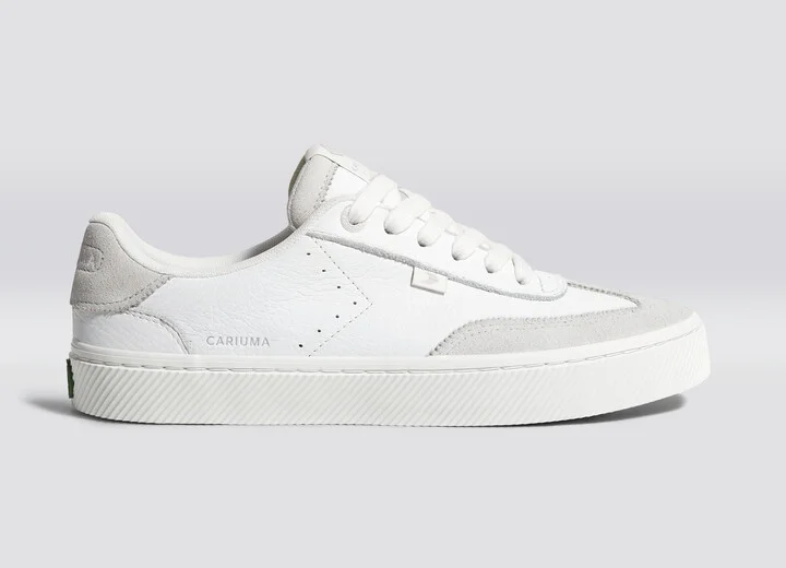 TOCA White Premium Leather Smoke White Suede Sneaker Men - Image 3