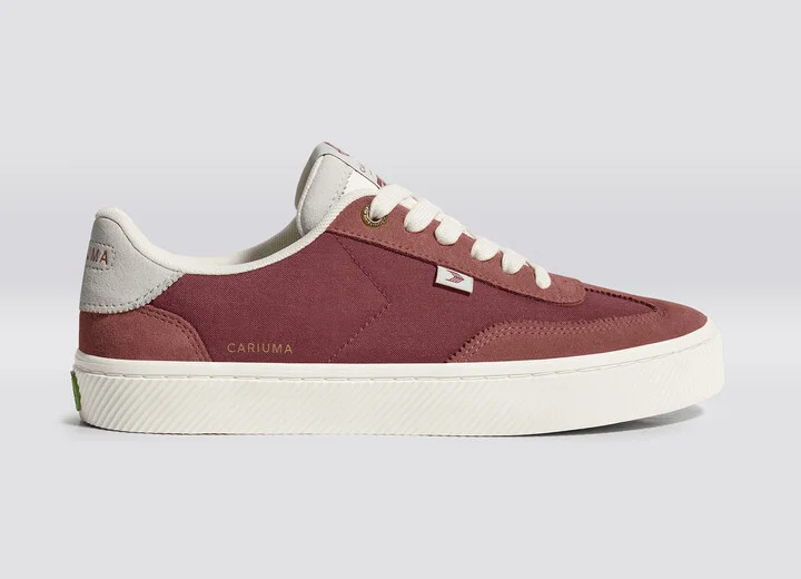 TOCA Withered Rose Suede Dark Rose Nylon Sneaker Men - Image 3