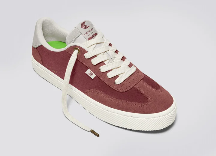 TOCA Withered Rose Suede Dark Rose Nylon Sneaker Men - Image 4
