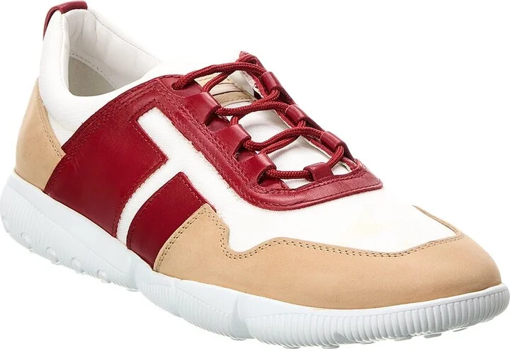 Tod’S All Competition Canvas & Leather Sneaker