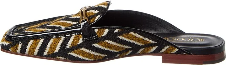 Tod’S Canvas & Patent Mule - Image 2