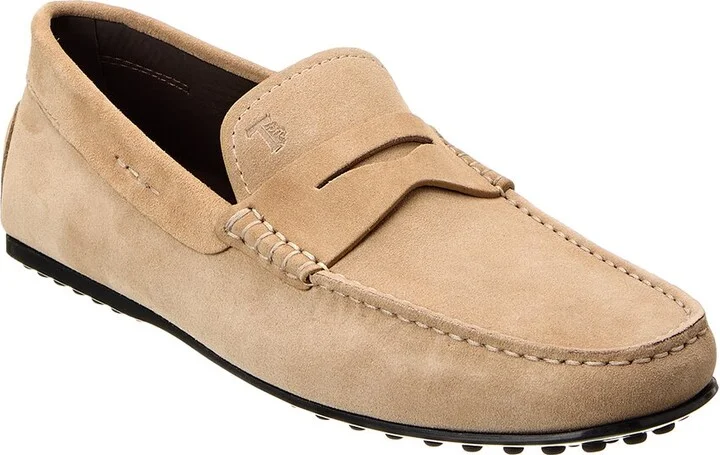 Tod’S City Gommino Suede Driver