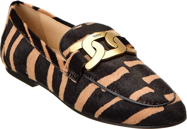 Tod’S Cuoio Haircalf Loafer