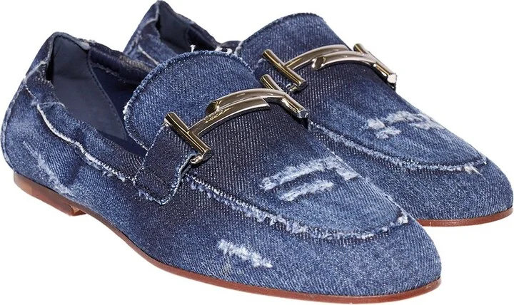 TOD’s Double T Denim Loafer